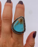 SEA SEDIMENT JASPER RING • Sz 5