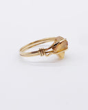 RAW OPAL GOLD RING ⋄ Size 7.5