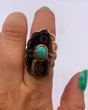 ROSE GOLD TURQUOISE RING