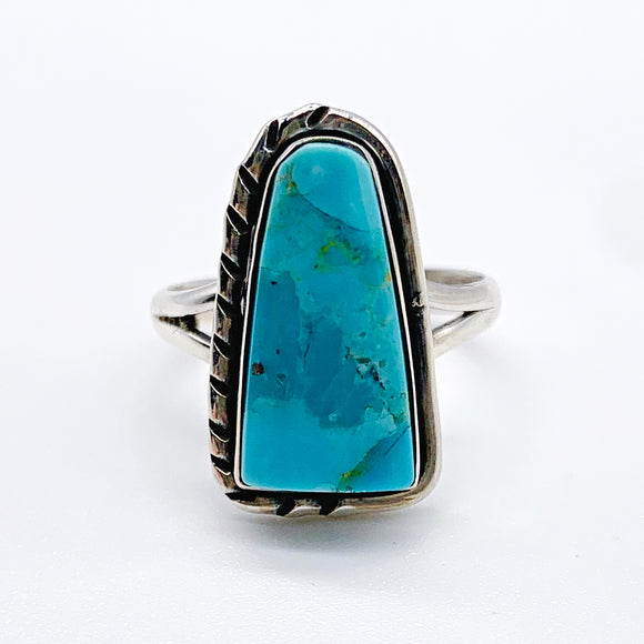 MOHAVE TURQUOISE RING ⋄ Size 8