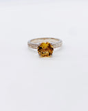 CITRINE SOLITAIRE RING