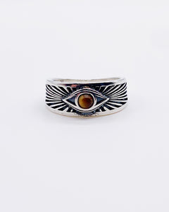 TIGER EYE OJO RING ⋄ Size 5