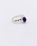 CHAROITE PANEL RING