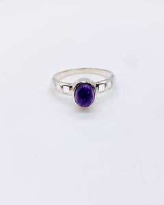 CHAROITE PANEL RING