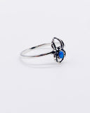 BLUE OPAL SPIDER RING ⋄ Size 9.75