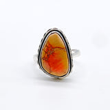 ORANGE SEA SEDIMENT RING ⋄ Size 6 & 7.5