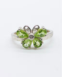 PERIDOT BUTTERFLY RING ⋄ Size 8