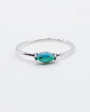 TURQUOISE SOLITAIRE RING ⋄ Size 9
