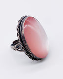 MOONGLOW LUCITE STATEMENT RING ⋄ Size 6.75