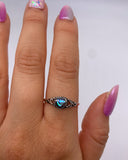 ABALONE HEART RING ⋄ Size 9