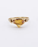 RAW OPAL GOLD RING ⋄ Size 7.5