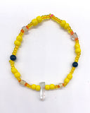 GEMSTONE CRYSTAL BEAD BRACELET