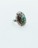 OVAL CHRYSOCOLLA RING