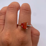 RAW CARNELIAN RING ⋄ Size 9