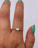 WHITE OPAL RING ⋄ Size 10