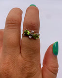 PERIDOT DUO RING