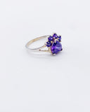 PURPLE CZ PAW RING