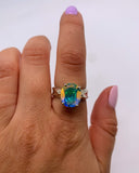 MERCURY MIST TOPAZ RING