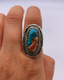SPINY OYSTER TURQUOISE RING ⋄ Size 6.5