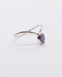 NAVAJO PINK OPAL V BAND RING ⋄ Size 4.5
