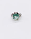 MINT GREEN CZ RING