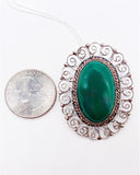 MEXICAN GREEN ONYX NECKLACE