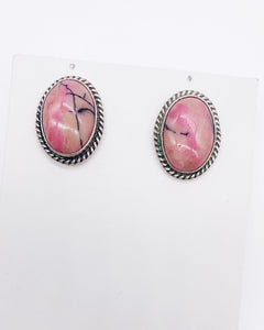 RHODOCHROSITE EARRINGS