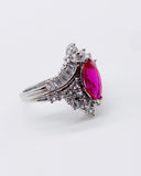 PINK SAPPHIRE MARQUISE RING ⋄ Size 7