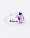 AMETHYST PEAR RING ⋄ Size 8.75