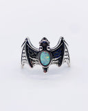 WHITE OPAL BAT RING ⋄ Size 9