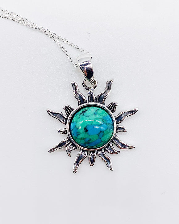 TURQUOISE SUN NECKLACE
