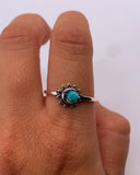 TURQUOISE ECLIPSE RING ⋄ Size 9.75