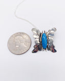 LAPIS BUTTERFLY NECKLACE