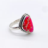 PINK SEA SEDIMENT JASPER RING ⋄ Size 6