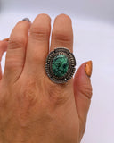 OVAL CHRYSOCOLLA RING