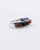 MULTI ∘ STONE BAND RING ⋄ Size 7.5