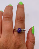 CHAROITE PANEL RING