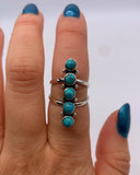 TURQUOISE STACK RING ⋄ Size 5