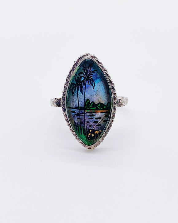 PAINTED BEACH RING ⋄ Size 9.25