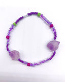 GEMSTONE CRYSTAL BEAD BRACELET