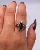 GARNET MARQUISE RING ⋄ Size 6