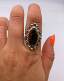 OVAL PETRIFIED WOOD RING