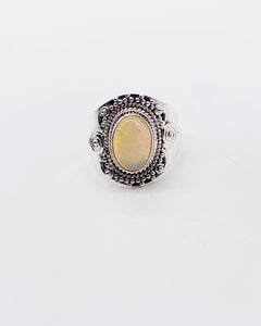 ETHIOPIAN OPAL SWIRL RING