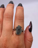 RAW AQUAMARINE RING ⋄ Size 8.25