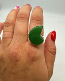 JADE SHELL RING