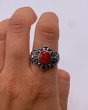 CORAL SCROLL RING ⋄ Size 9