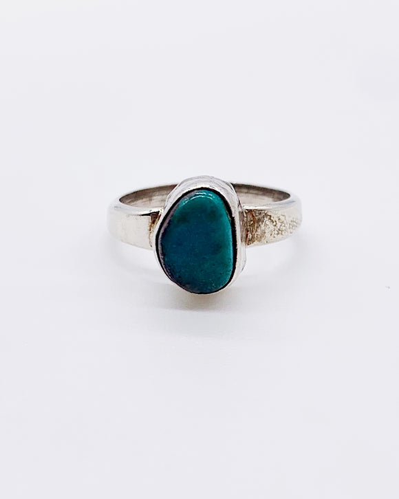 TURQUOISE NUGGET RING ⋄ Size 6