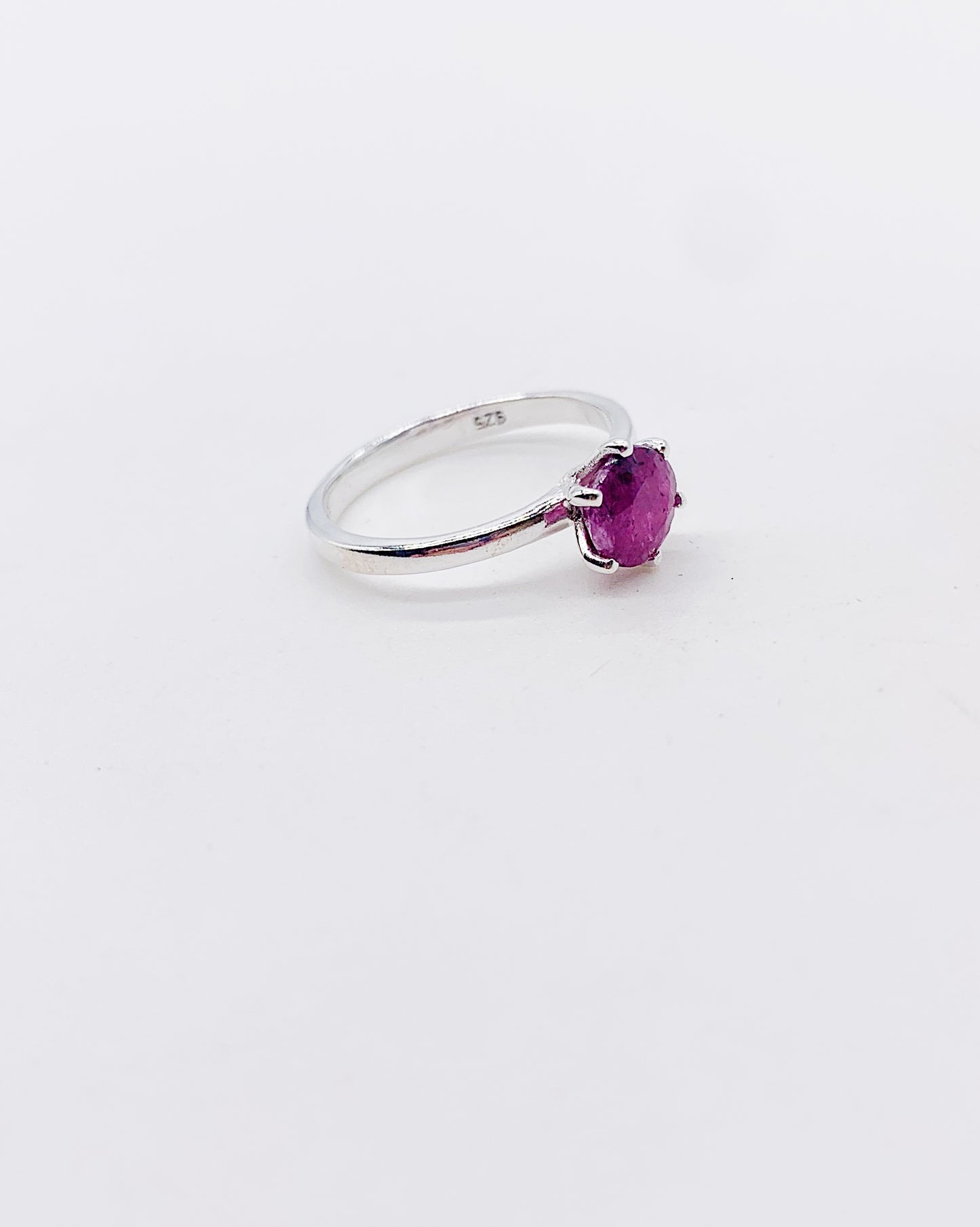 RUBY SOLITAIRE RING