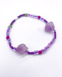 GEMSTONE CRYSTAL BEAD BRACELET