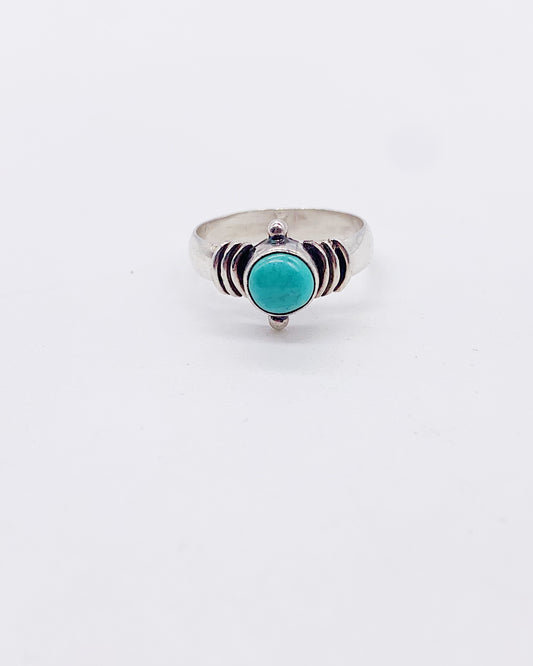 TURQUOISE GROOVE RING